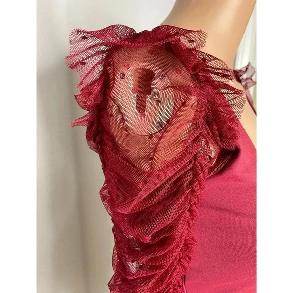 Intimately by Free People Must be love bodysuit wine size S - Picture 8 of 10